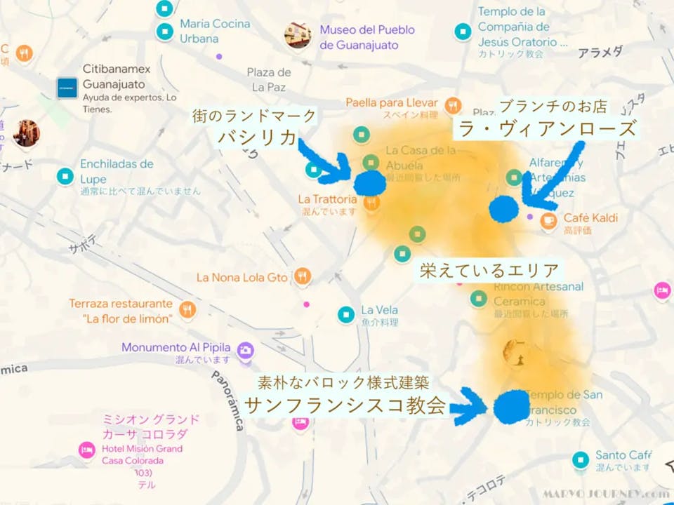 バシリカ周辺MAP